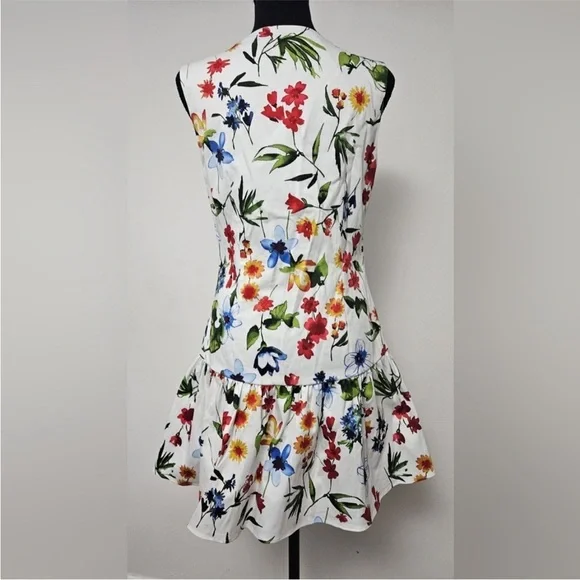 NWT! By Anthropologie Sleeveless Drop-Waist Mini Dress 🎡 - Picture 8 of 9